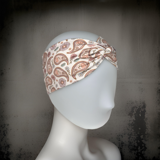 Paisley Peach Apricot